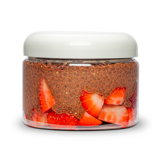 Chocolate Strawberry Chia Pudding Cup by Gardencup