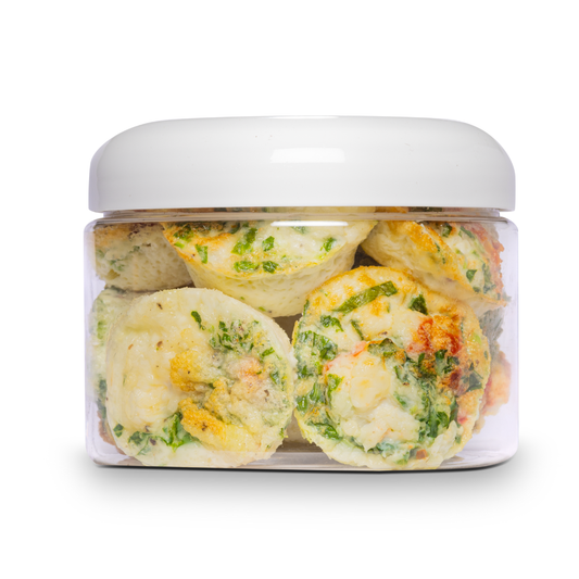 Spinach and Feta Egg White Bites