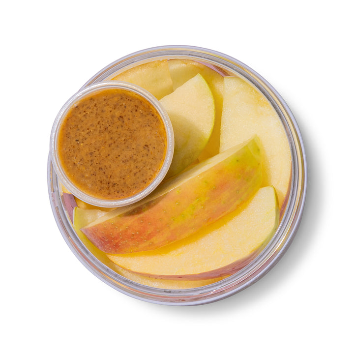 Red Apple Slices w/Almond Butter