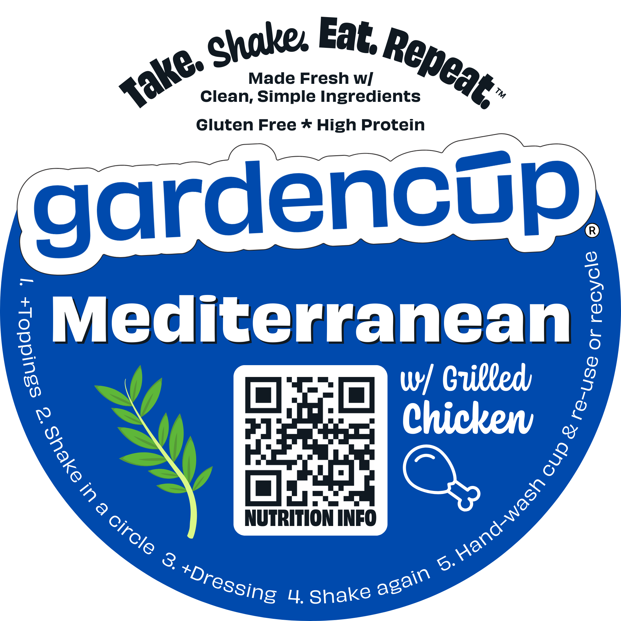 Mediterranean w/Grilled Chicken