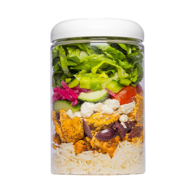 Greek Chicken Kabob Bowl