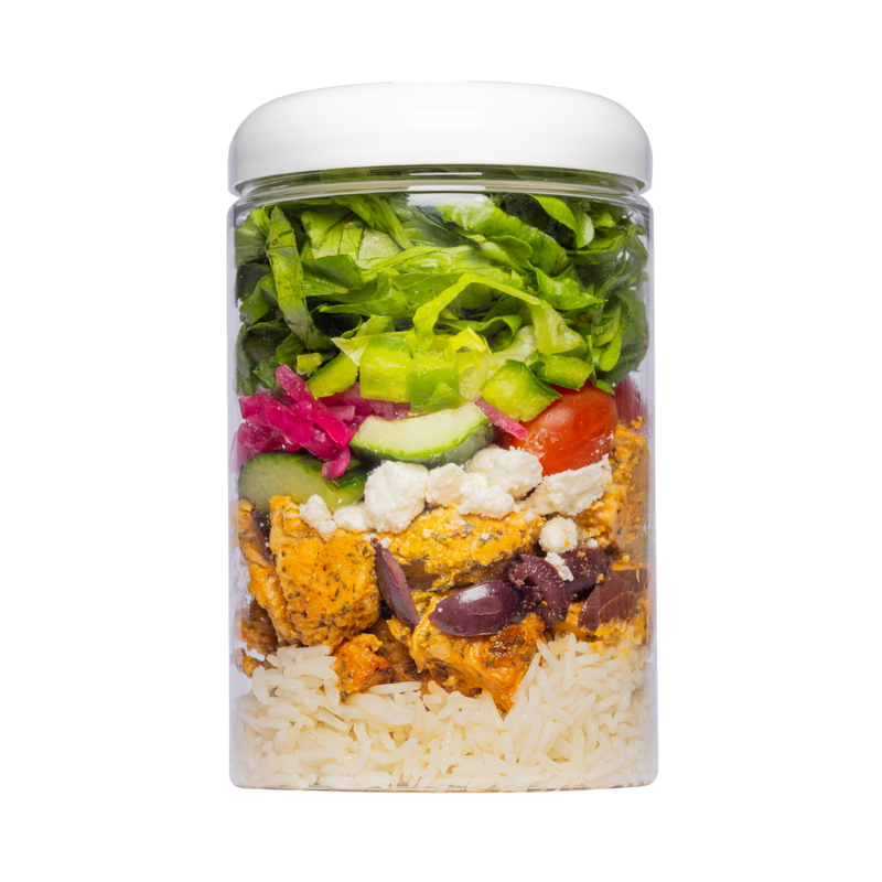 Greek Chicken Kabob Bowl