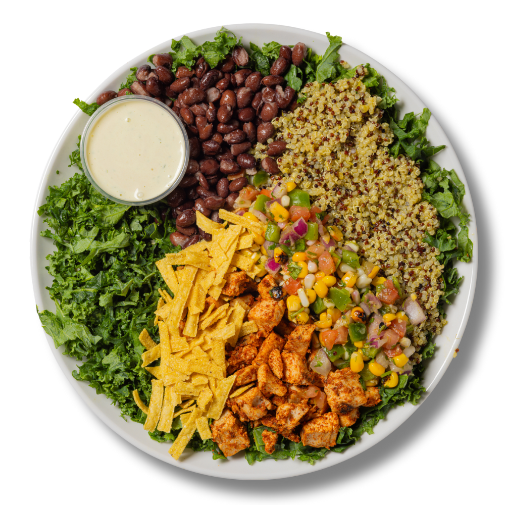 Spicy TexMex Burrito Bowl w/Fajita Chicken