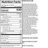 Chicken Bacon Cobb Nutrition Facts