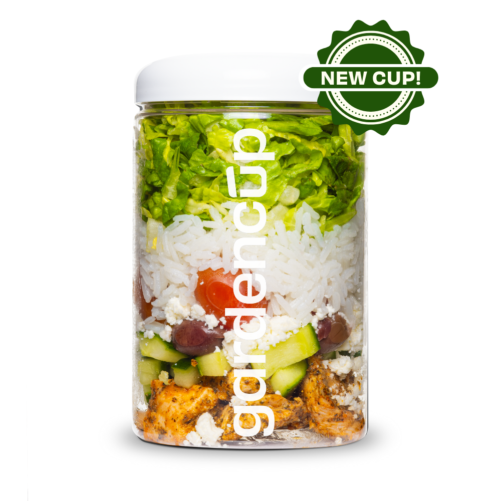 Greek Chicken Kabob Gardencup Fresh Ready to eat Salad in recyclable container