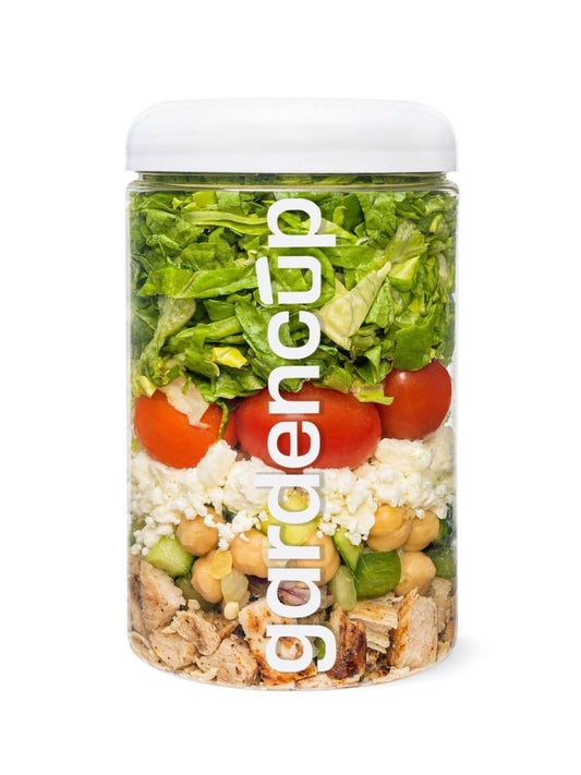 Best Mediterranean Salad with grilled chicken Gardencup