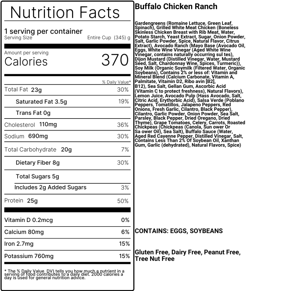 Buffalo Chicken Ranch