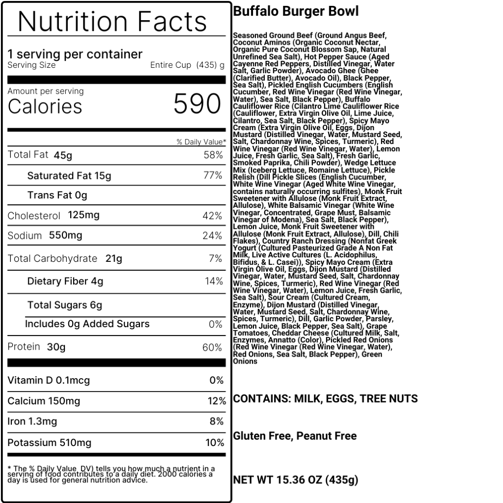 Burger Bowl