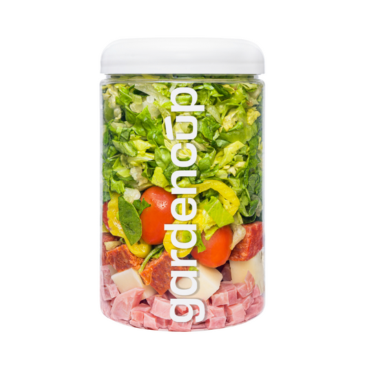 3-meat italian club salad, fresh ready to eat