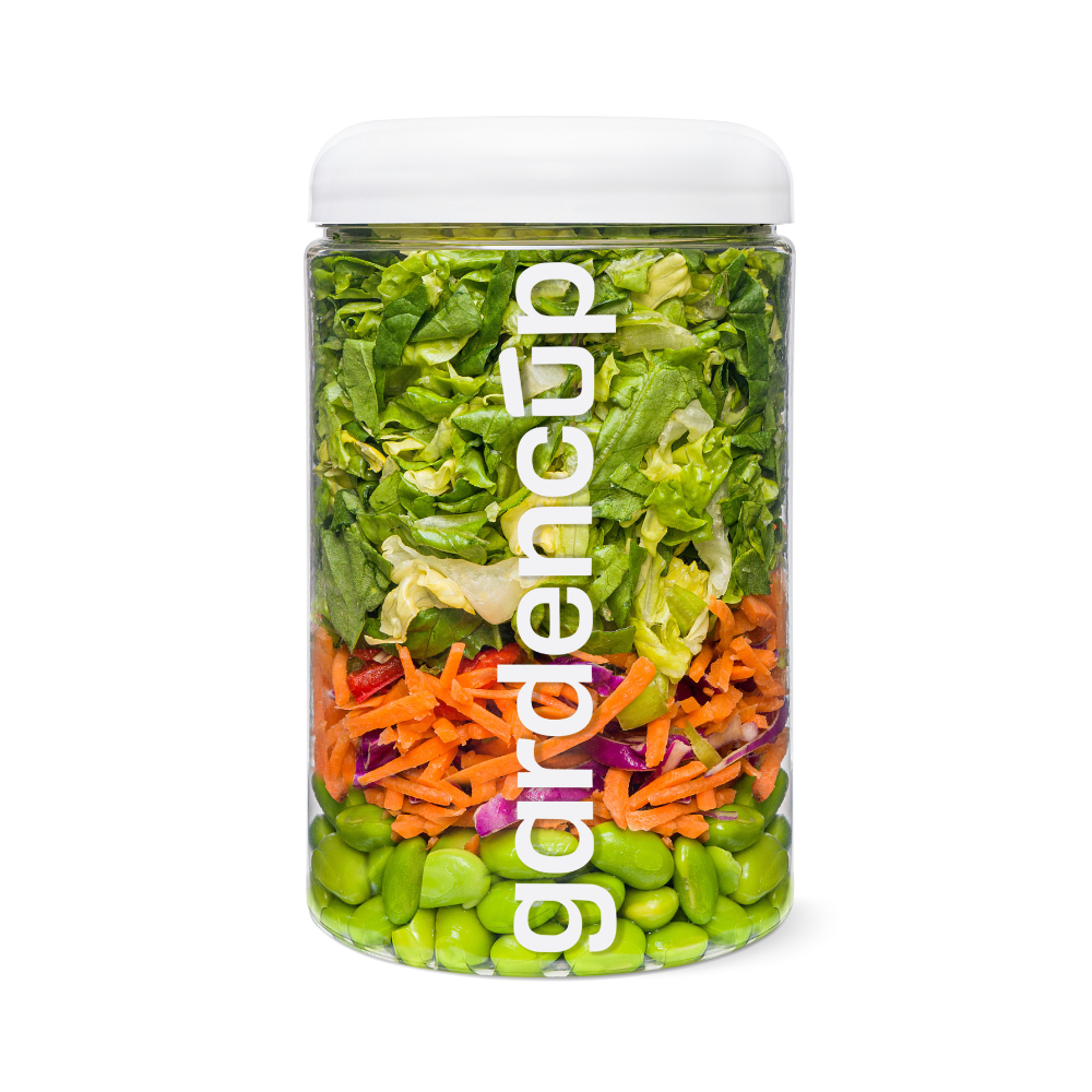 vegan asian chopped salad, fresh ready to eat