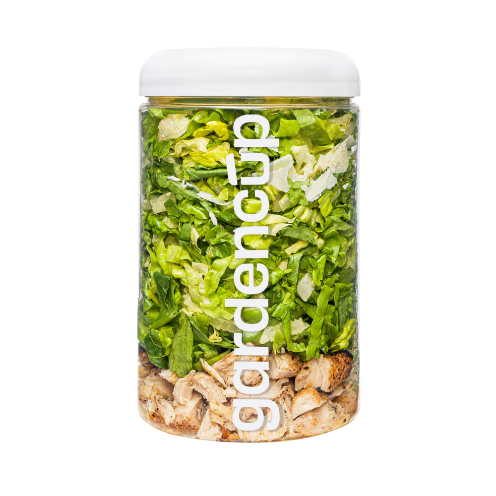 Caesar Salad with Grilled Chicken, fresh ready to eat