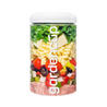 italian pasta bowl with salami, fresh ready to eat