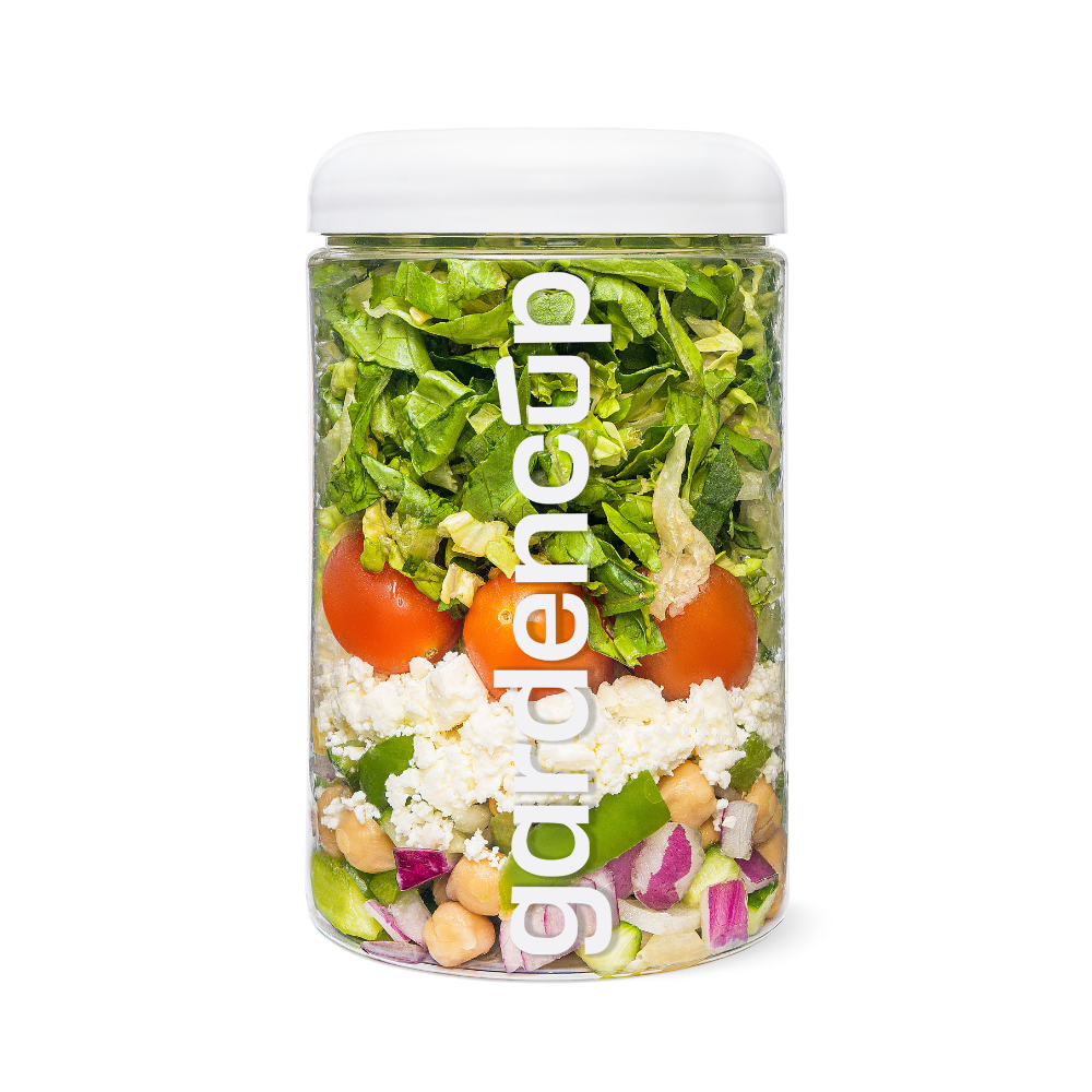 mediterranean salad, fresh ready to eat
