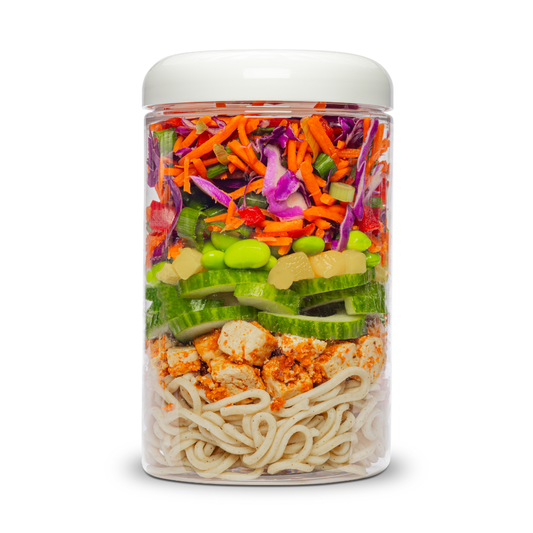 Soba Noodle Bowl w/ Garlic Butter Tofu