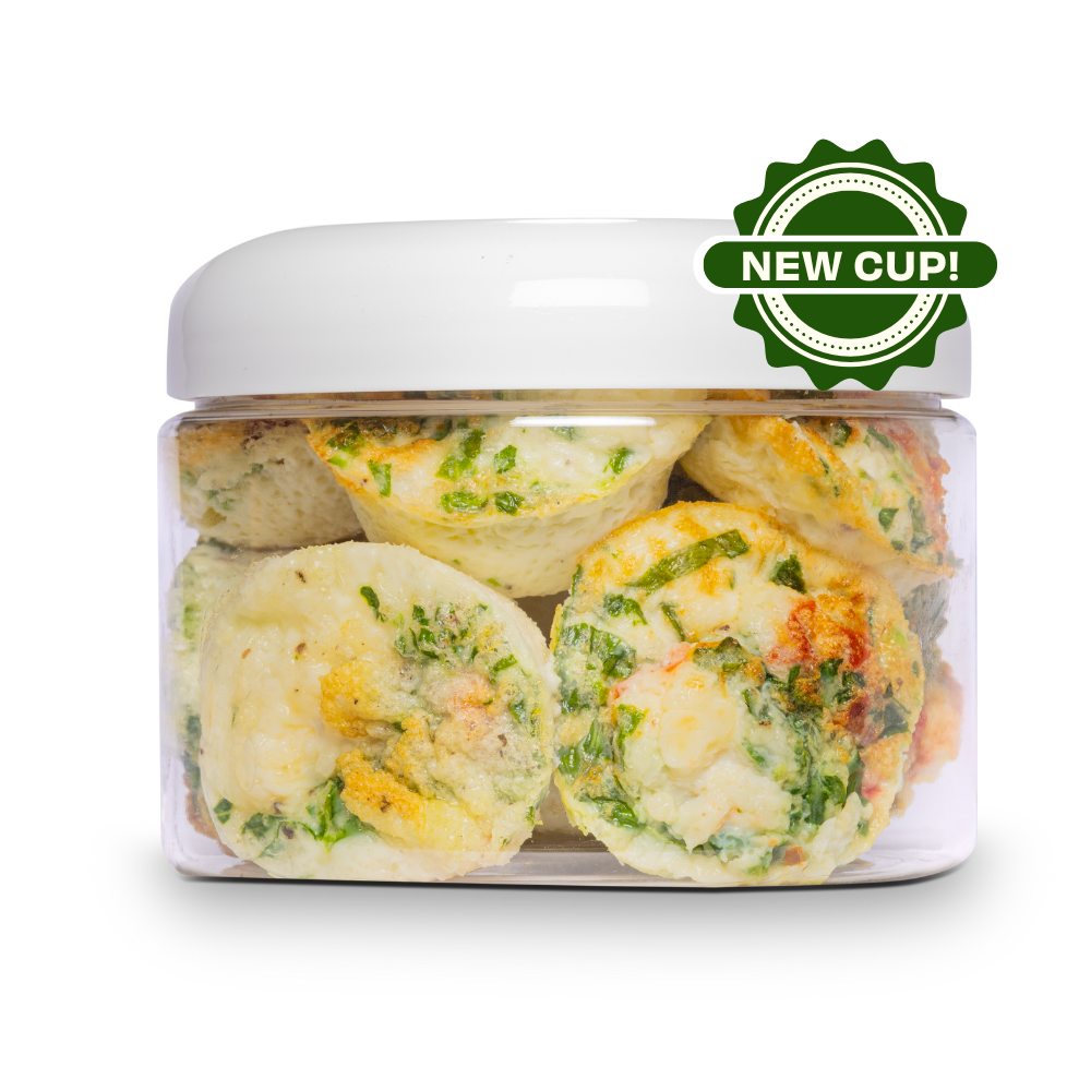 Spinach and Feta Egg White Bites