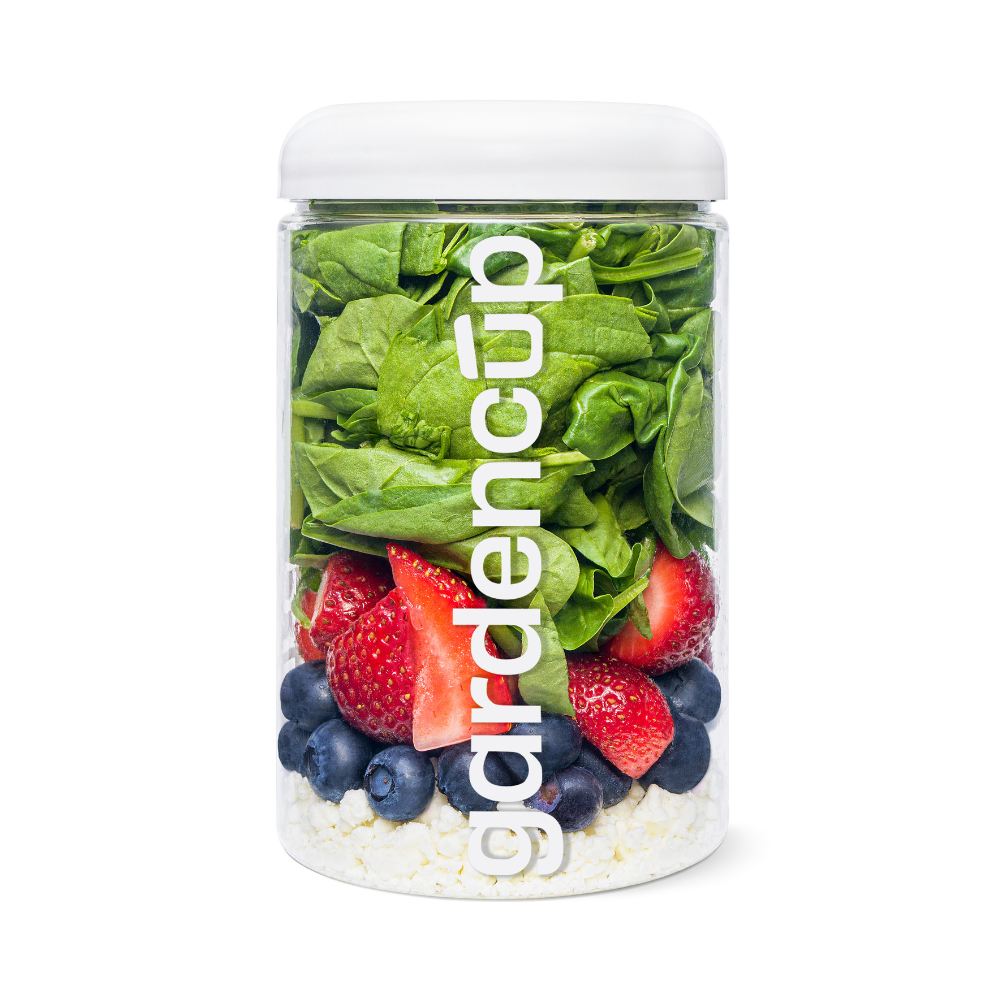 strawberry spinach salad, fresh ready to eat