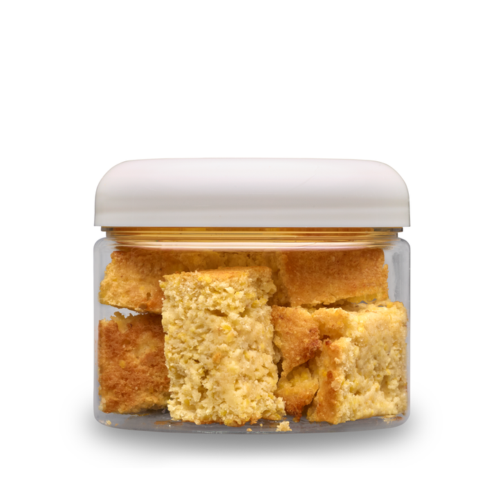 Cornbread Bites in a Gardencup cup.