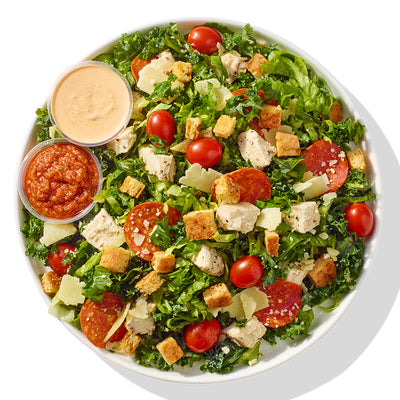 Pizza Caesar w/ Crispy Pepperoni