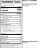Nutrition facts label for Roasted Tri-Tip Steak Bites 
