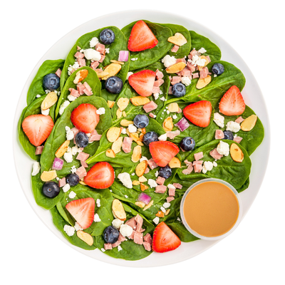 Strawberry Spinach w/ Smoked Ham