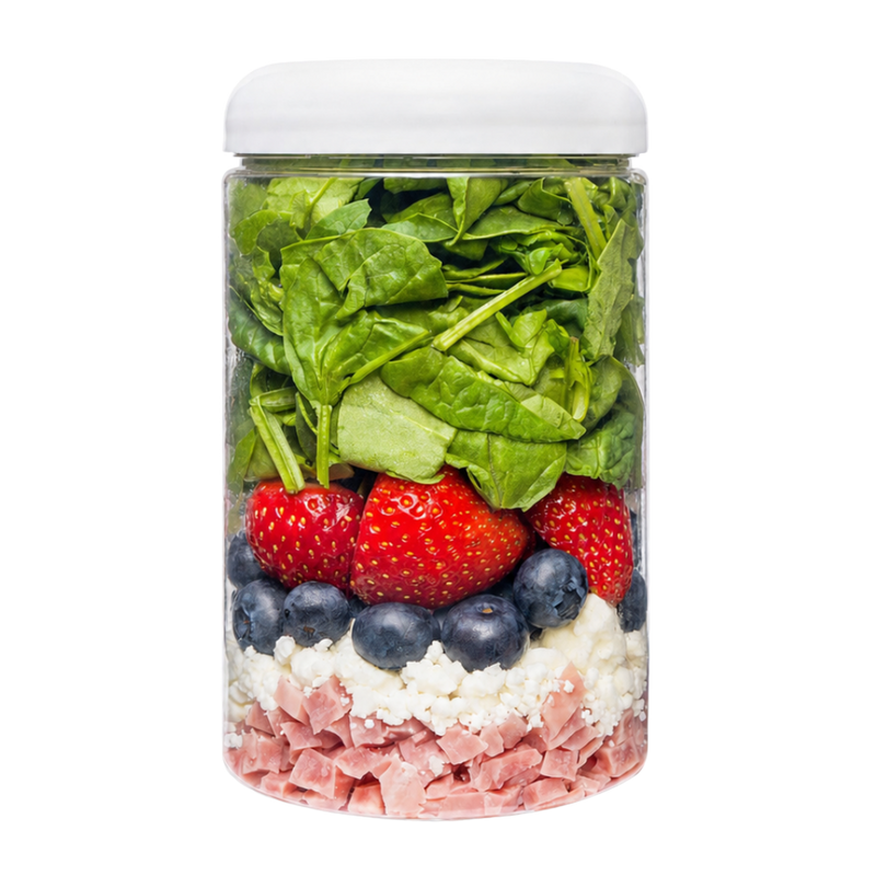 Strawberry Spinach w/ Smoked Ham