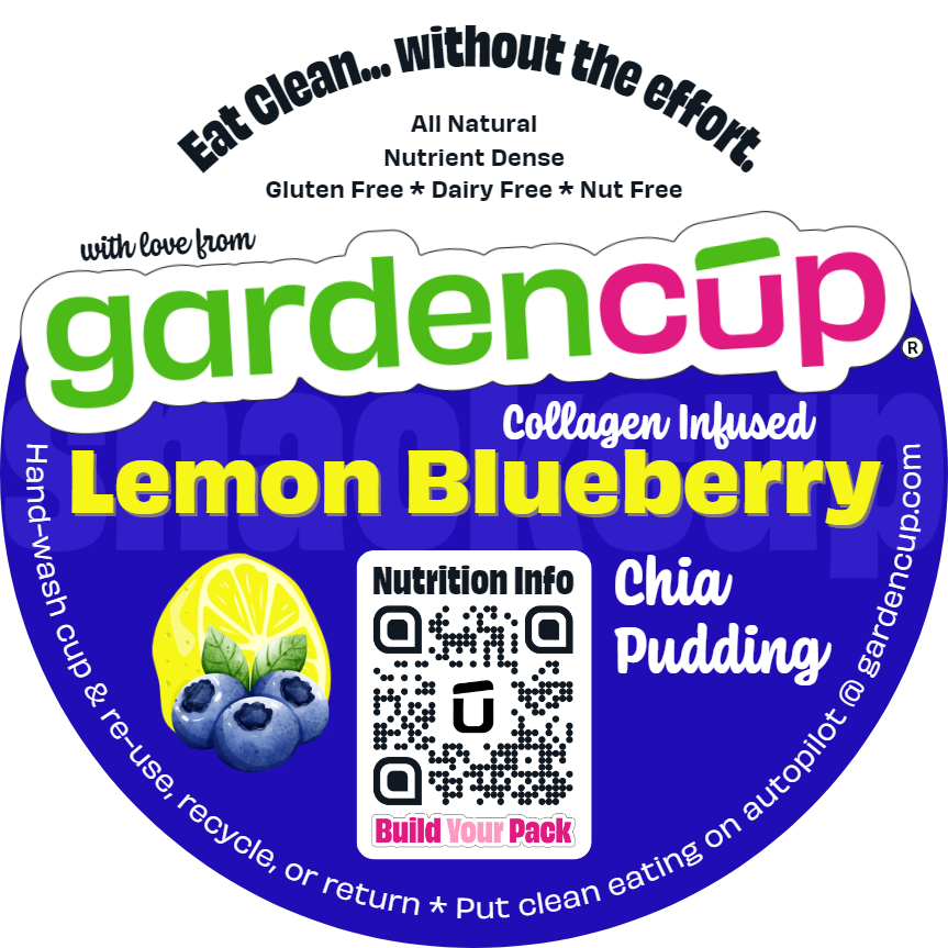 Lemon Blueberry Chia Pudding